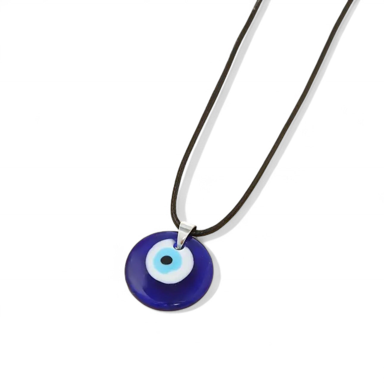 Nazar ketting met zwarte touw, 45x50cm, perfect als spiritueel accessoire