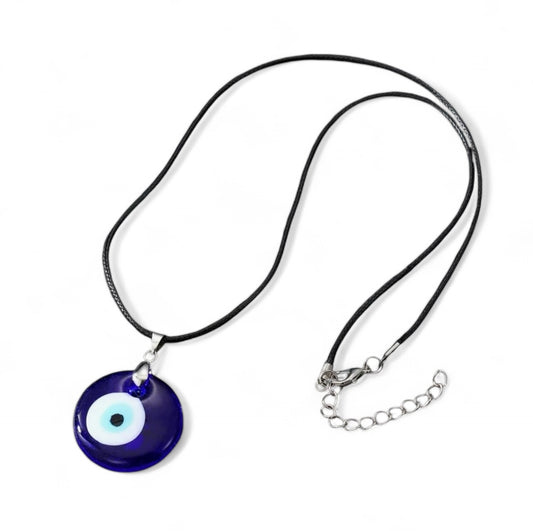 Nazar Oog ketting met grote 3cm hanger, stijlvol en opvallend