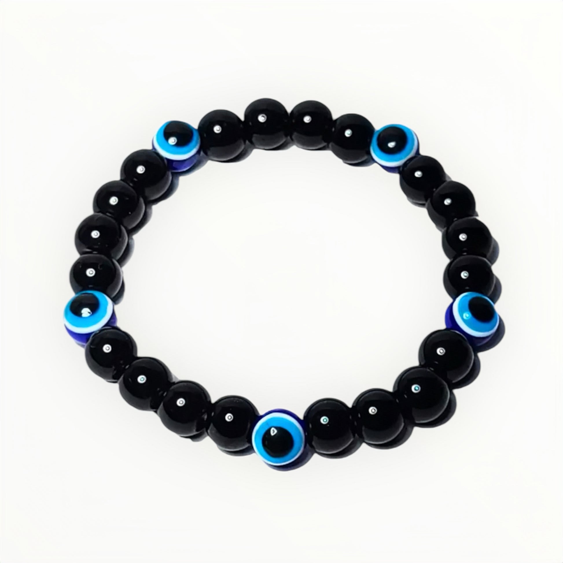 evil eye nazar armband met stenen