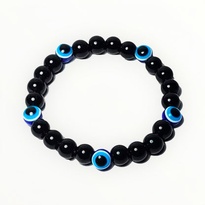 evil eye nazar armband met stenen