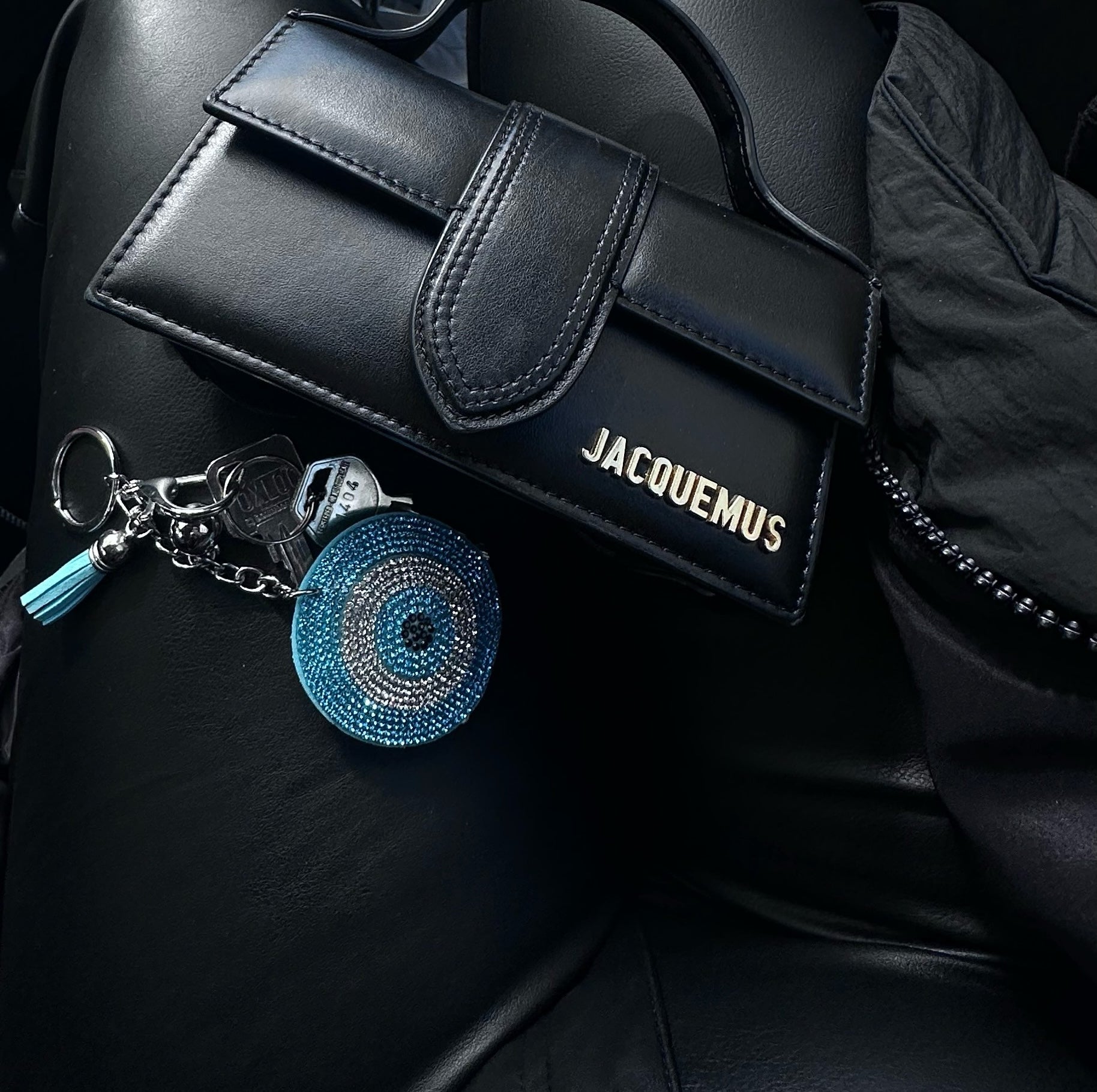 Lichtblauw Nazar sleutelhanger, een leuk accessoire voor aan je sleutelbos!